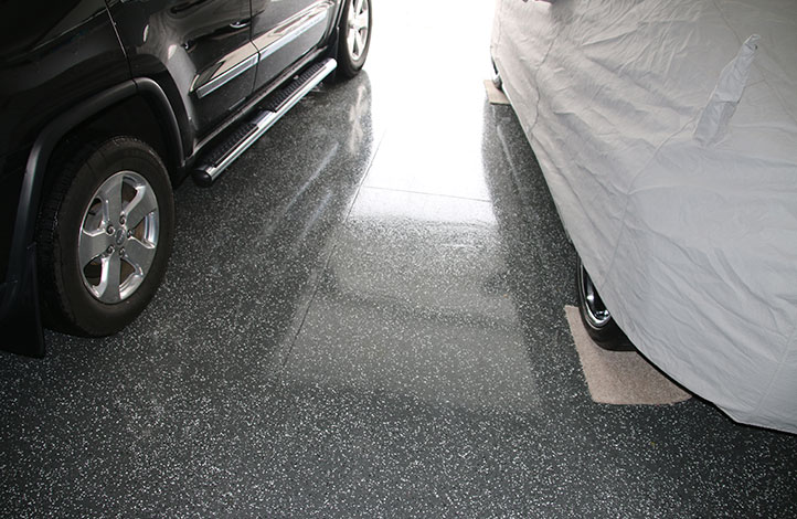 Gray Epoxy Garage Floor