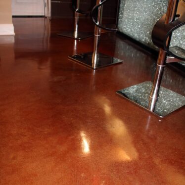 Acid Stain with Clear Coat