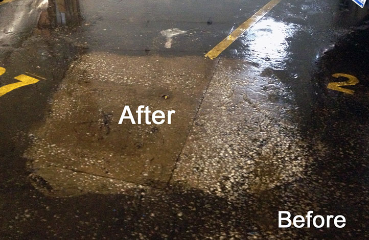 Deep Concrete Cleaning