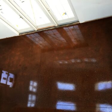 Acid Stain with Clear Coat