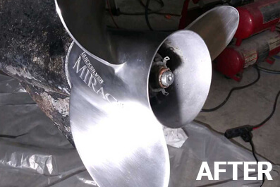 Boat Propeller After Refinishing