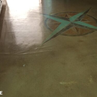 Epoxy Coating with Flakes