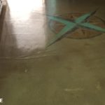 Old-Fashioned Worn Concrete Floor