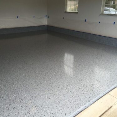 Epoxy Coating with Flakes