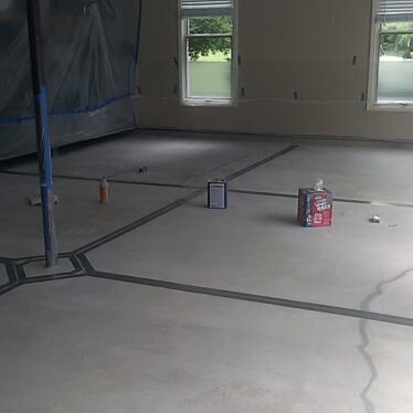 Epoxy Coating with Flakes