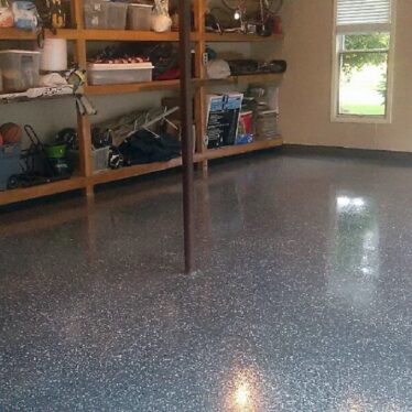 Epoxy Coating with Flakes