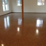 Concrete Floor Epoxy Coating with Flakes