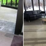 Polished Concrete Floor - Before and After