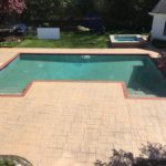 Painted Stamped Concrete