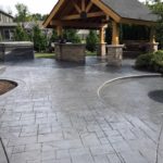 Painted Stamped Concrete