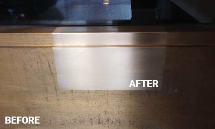 Metal - Before and After Polishing