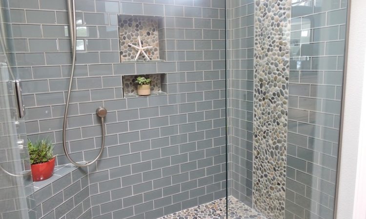 Cleaned Stone Shower