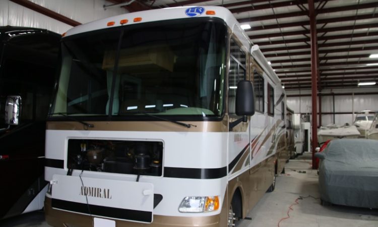 RVs, Cars, and Boats in GK's Custom Polishing Climate-Controlled Indoor Storage Facility